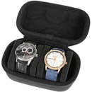 Porta Relógios Estojo Preto 2 Lugares