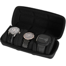 Porta Relógios Estojo Preto 3 Lugares